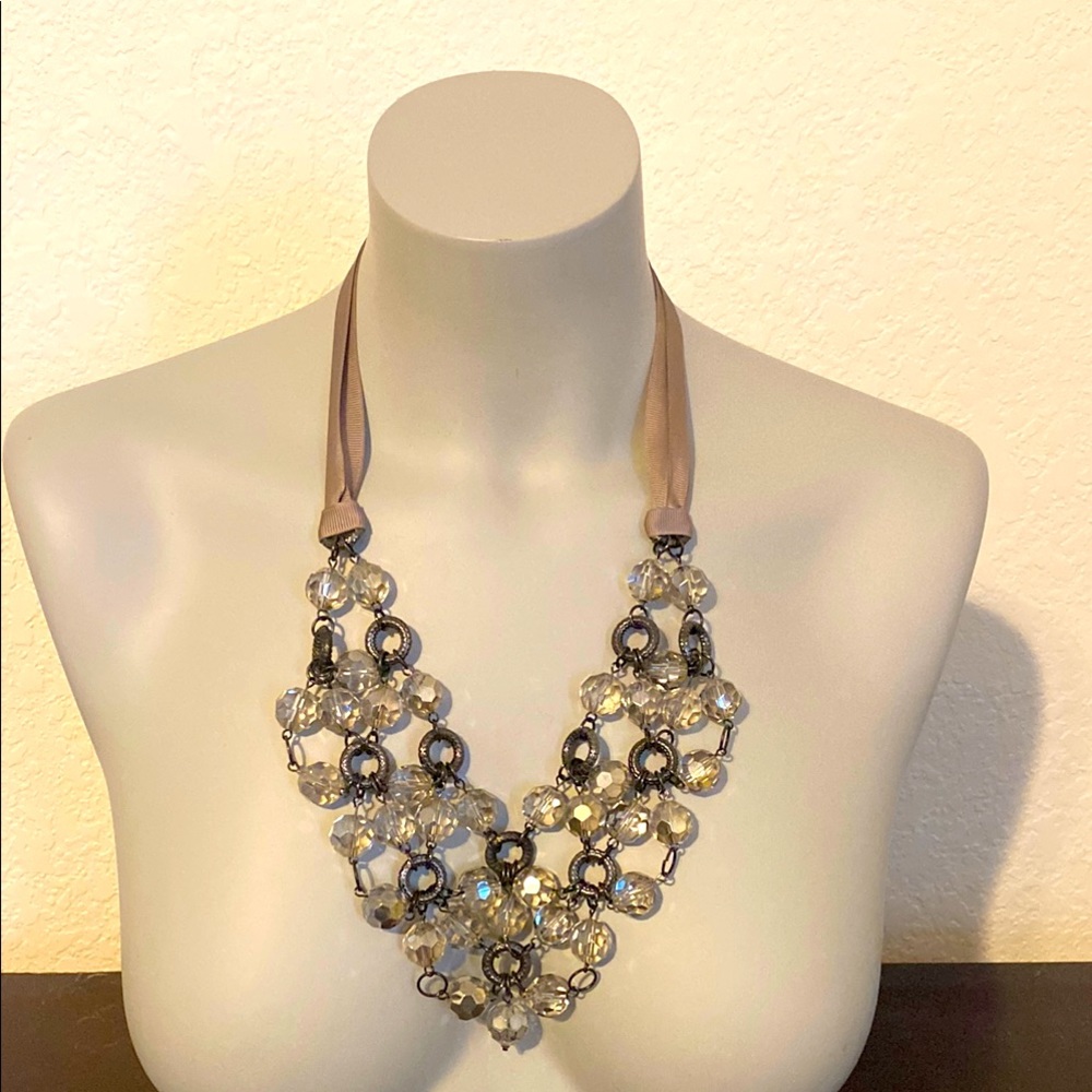 Elegant Crystal Statement Necklace